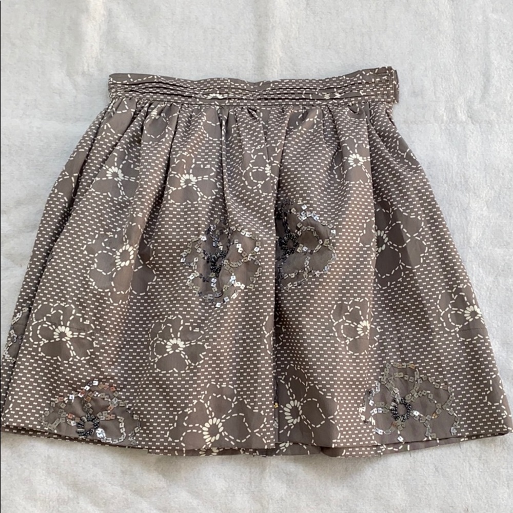 Shulami Skirt Flower Patterned with Sequins Size M
